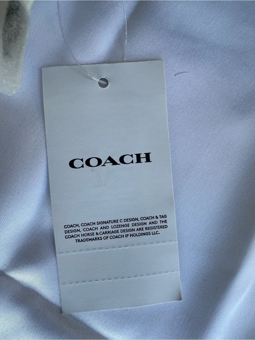Coach Signature Zip Wallet with Maroon Center Panel and Gold 'C'